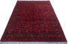 Khan Mohammadi Red Hand Knotted 51 X 66  Area Rug 700-146206 Thumb 1