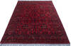 Khan Mohammadi Red Hand Knotted 51 X 66 Area Rug 700-146206 Thumb 1