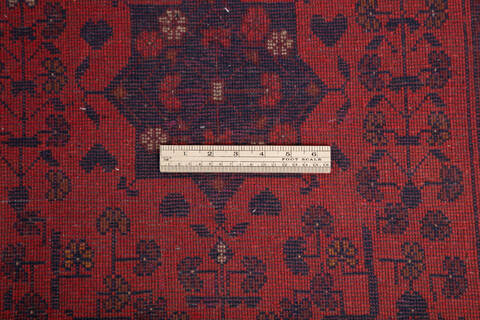 Khan Mohammadi Red Hand Knotted 411 X 62 Area Rug 700-146208 Image 6
