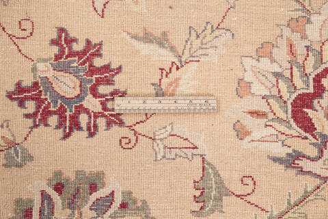 Chobi Beige Hand Knotted 82 X 108 Area Rug 700-146212 Image 6