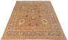 Chobi Beige Hand Knotted 69 X 82  Area Rug 700-146213 Thumb 1