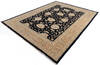 Chobi Black Hand Knotted 93 X 124  Area Rug 700-146216 Thumb 2