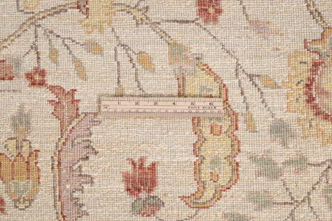 Chobi Beige Hand Knotted 60 X 91 Area Rug 700-146218 Image 6