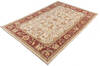Chobi Beige Hand Knotted 60 X 91 Area Rug 700-146218 Thumb 2