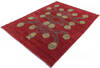 Gabbeh Red Hand Knotted 67 X 87  Area Rug 700-146226 Thumb 2