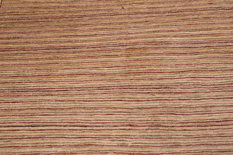 Gabbeh Beige Hand Knotted 410 X 65 Area Rug 700-146227 Image 4