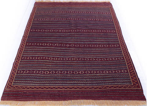 Kilim Red Hand Knotted 47 X 510 Area Rug 700-146231 Image 1