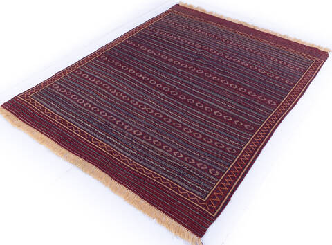Kilim Red Hand Knotted 47 X 510 Area Rug 700-146231 Image 2