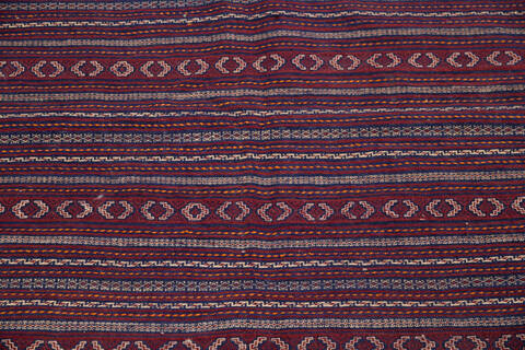 Kilim Red Hand Knotted 47 X 510 Area Rug 700-146231 Image 3