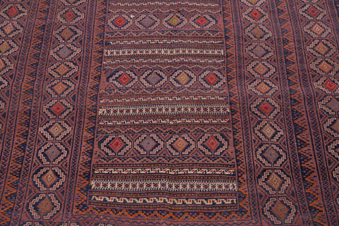 Kilim Red Hand Knotted 44 X 68 Area Rug 700-146236 Image 3