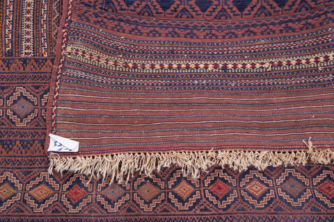 Kilim Red Hand Knotted 44 X 68 Area Rug 700-146236 Image 5