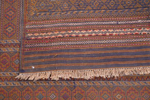 Kilim Red Hand Knotted 45 X 60 Area Rug 700-146237 Image 5