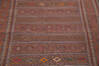 Kilim Red Hand Knotted 45 X 60 Area Rug 700-146237 Thumb 3