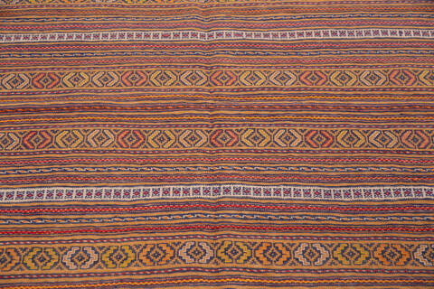Kilim Multicolor Hand Knotted 44 X 60 Area Rug 700-146238 Image 3