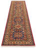 Kazak Red Runner Hand Knotted 28 X 102  Area Rug 700-146239 Thumb 1