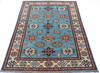 Kazak Blue Hand Knotted 310 X 57  Area Rug 700-146242 Thumb 1