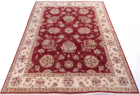 Chobi Red Hand Knotted 51 X 610 Area Rug 700-146255 Image 1