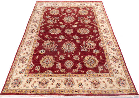 Chobi Red Hand Knotted 410 X 611 Area Rug 700-146256 Image 1
