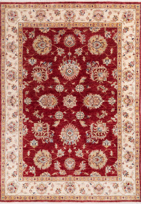 Chobi Red Hand Knotted 410 X 611 Area Rug 700-146256 Image 0