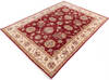 Chobi Red Hand Knotted 410 X 611 Area Rug 700-146256 Thumb 2