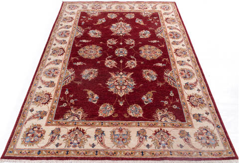 Chobi Red Hand Knotted 411 X 67 Area Rug 700-146258 Image 1