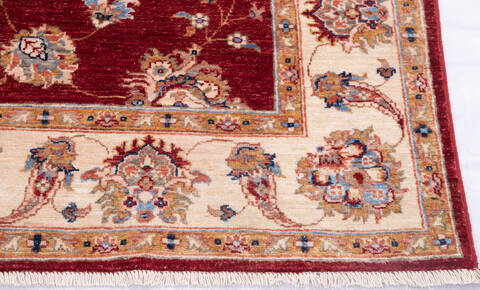 Chobi Red Hand Knotted 411 X 67 Area Rug 700-146258 Image 4