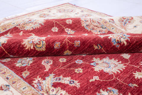 Chobi Red Hand Knotted 59 X 82 Area Rug 700-146264 Image 5