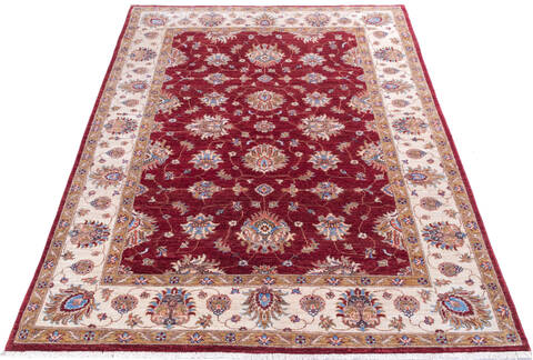 Chobi Red Hand Knotted 57 X 80  Area Rug 700-146267 Image 1