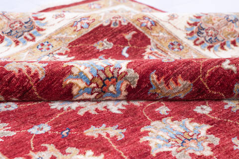 Chobi Red Hand Knotted 57 X 80  Area Rug 700-146267 Image 5