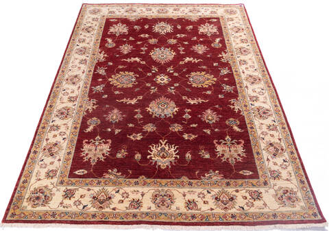 Chobi Red Hand Knotted 59 X 82 Area Rug 700-146270 Image 1
