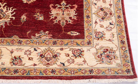 Chobi Red Hand Knotted 59 X 82 Area Rug 700-146270 Image 4