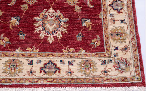 Chobi Red Runner Hand Knotted 29 X 102 Area Rug 700-146271 Image 4