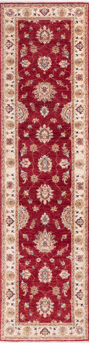 Chobi Red Runner Hand Knotted 29 X 102 Area Rug 700-146271 Image 0