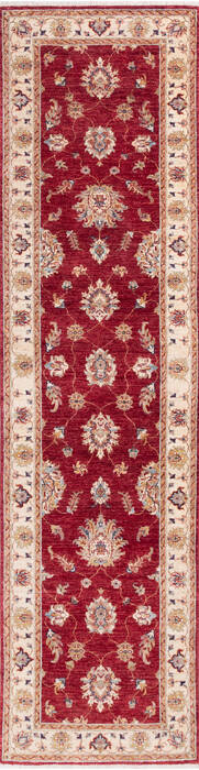 Chobi Red Runner Hand Knotted 29 X 102 Area Rug 700-146272 Image 0
