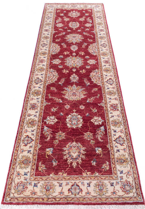 Chobi Red Runner Hand Knotted 28 X 84 Area Rug 700-146274 Image 1