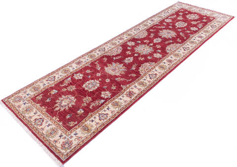Chobi Red Runner Hand Knotted 28 X 84 Area Rug 700-146274 Image 2