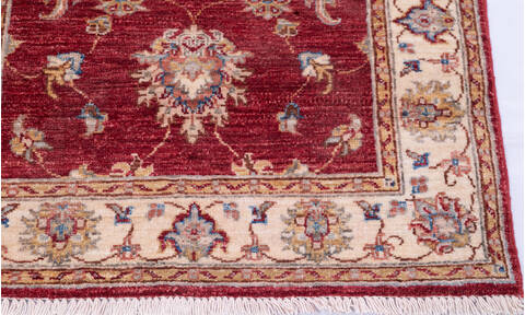 Chobi Red Runner Hand Knotted 28 X 84 Area Rug 700-146274 Image 4
