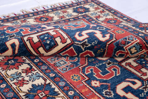 Kazak Red Hand Knotted 33 X 411 Area Rug 700-146283 Image 5