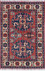 Kazak Red Hand Knotted 33 X 411  Area Rug 700-146283 Thumb 0