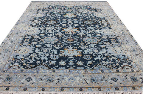Modern Multicolor Hand Knotted 80 X 100 Area Rug 902-146287 Image 1