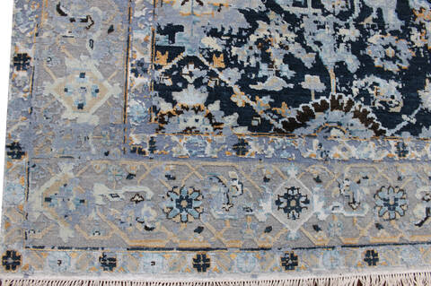 Modern Multicolor Hand Knotted 80 X 100 Area Rug 902-146287 Image 2