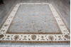 Jaipur Blue Hand Knotted 81 X 101 Area Rug 905-146292 Thumb 1