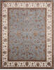 Jaipur Blue Hand Knotted 81 X 101  Area Rug 905-146292 Thumb 0