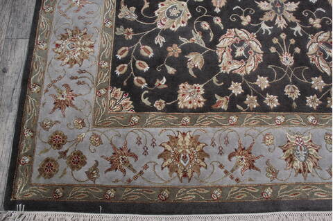 Jaipur Brown Hand Knotted 81 X 102 Area Rug 905-146300 Image 5