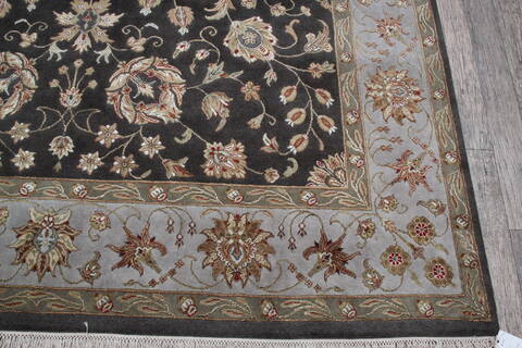 Jaipur Brown Hand Knotted 81 X 102 Area Rug 905-146300 Image 6