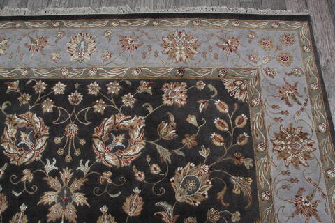 Jaipur Brown Hand Knotted 81 X 102 Area Rug 905-146300 Image 9