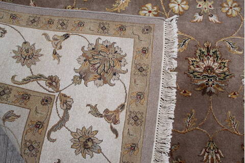 Jaipur Beige Hand Knotted 711 X 100 Area Rug 905-146311 Image 11