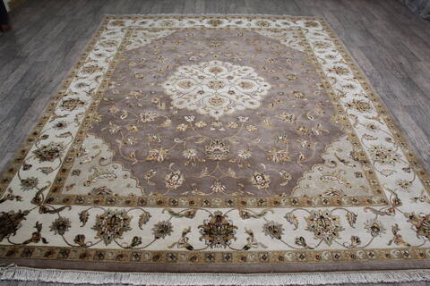 Jaipur Beige Hand Knotted 711 X 100 Area Rug 905-146311 Image 1