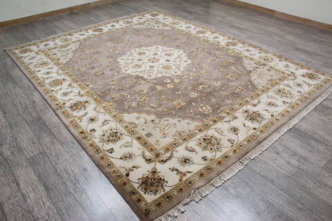 Jaipur Beige Hand Knotted 711 X 100 Area Rug 905-146311 Image 2