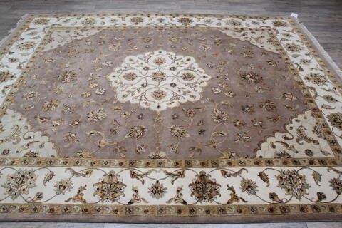 Jaipur Beige Hand Knotted 711 X 100 Area Rug 905-146311 Image 4